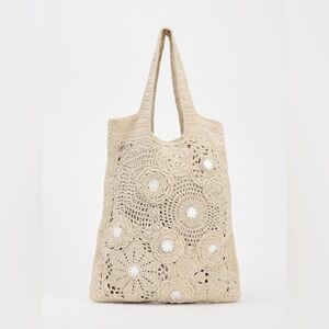 Zara Woven Shopping Bag